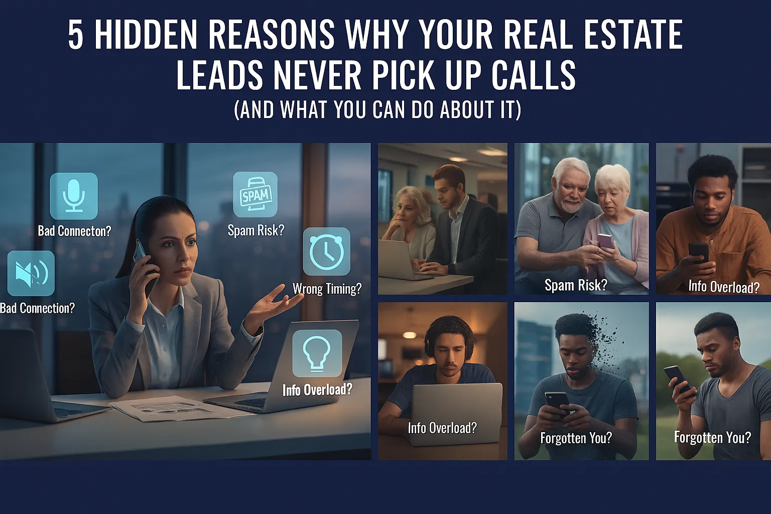 5 Hidden Reasons Why Your Real Estate Leads Never Pick Up Calls (and What You Can Do About It)