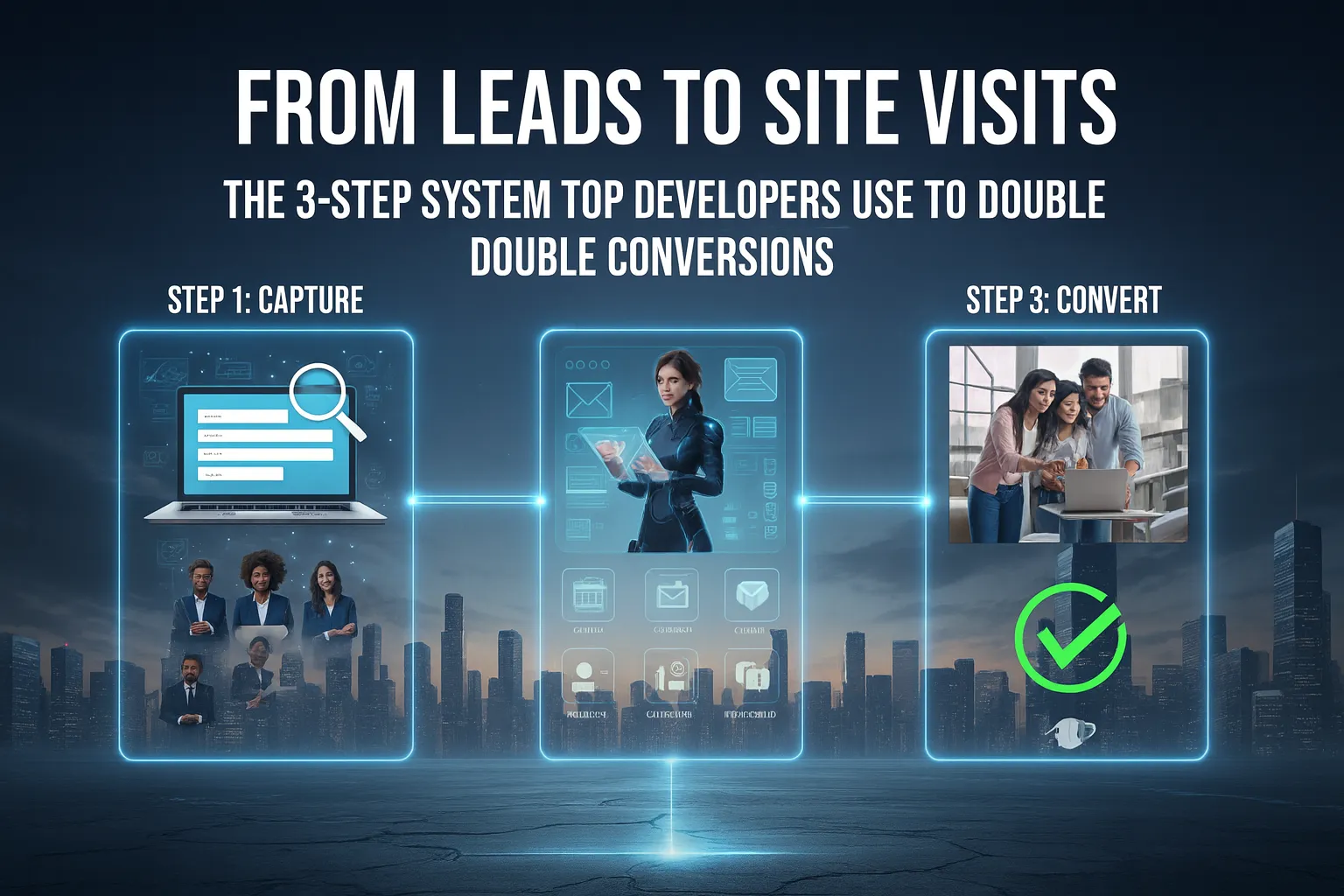 From Leads to Site Visits: The 3-Step System Top Developers Use to Double Conversions